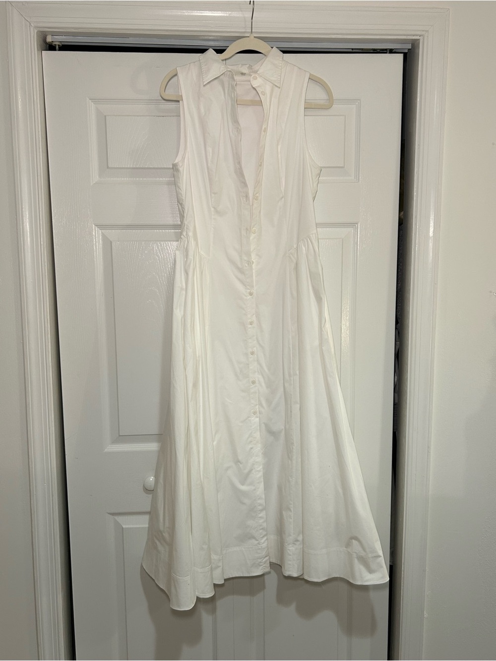 Wilfred  Subtext Poplin Dress in Bright White